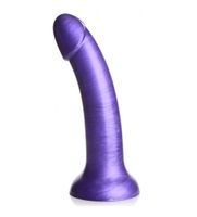 G-Tastic 17,8cm / 7 inch Metallic Silicone Dildo - Purple