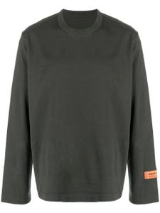 Heron Preston t-shirt en coton à patch logo - Noir