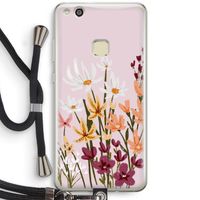 Painted wildflowers: Huawei Ascend P10 Lite Transparant Hoesje met koord