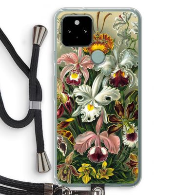 Haeckel Orchidae: Pixel 5 Transparant Hoesje met koord
