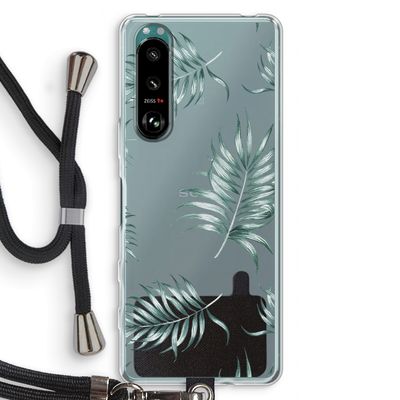 Simple leaves: Sony Xperia 5 III Transparant Hoesje met koord