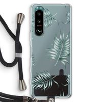 Simple leaves: Sony Xperia 5 III Transparant Hoesje met koord