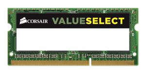 Corsair Value Select Werkgeheugenmodule voor laptop DDR3L 8 GB 1 x 8 GB 1600 MHz 204-pins SO-DIMM CL11 CMSO8GX3M1C1600C11