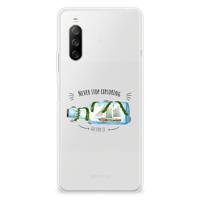 Sony Xperia 10 III Telefoonhoesje met Naam Boho Bottle