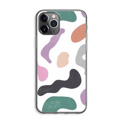 Memphis Shapes: iPhone 11 Pro Max Transparant Hoesje