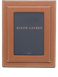 Ralph Lauren Home cadre photo Brennan en cuir (13 cm x 18 cm) - Marron