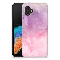 Smartphone hoesje Samsung Galaxy Xcover 6 Pro Pink Purple Paint