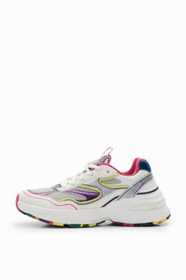 Veelkleurige hardloopsneakers - WHITE - 41