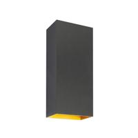 Highlight Design opbouwspotEros Up Down zwart met goud - W3636.38