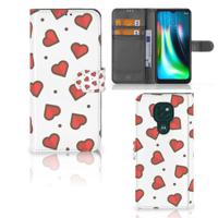 Motorola Moto G9 Play | E7 Plus | Telefoon Hoesje | Hearts