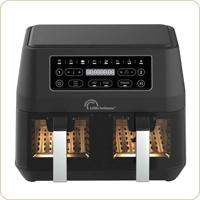 Friggitrice dietetica - LITTLE BALANCE - 8765 - Crousty light duo - 9 L - 2460 W - 9 programmi - Nero