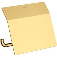 Hansgrohe Addstoris closetrolhouder met klep polished gold optic 41753990 - thumbnail