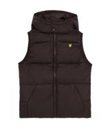 Lyle & Scott winter gilet jongens - zwart - gewatteerd