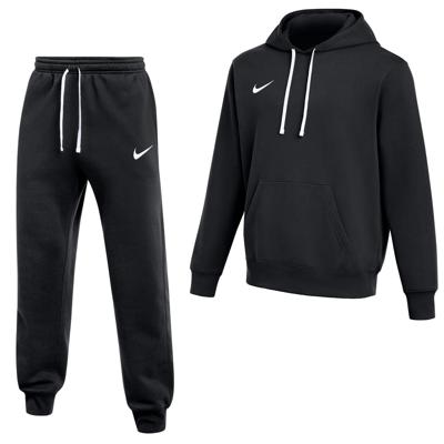 Nike Park 26 Fleece Pullover Hoodie Joggingpak Zwart Wit