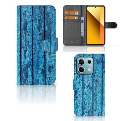 Xiaomi Redmi Note 13 5G | Book Style Case | Wood Blue Xiaomi Redmi Note 13 5G | Book Style Case | Wood Blue