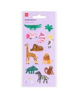 HEMA Stoffen sticker wilde dieren