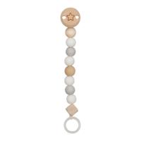 Goki houten fopspeenketting ster blauw