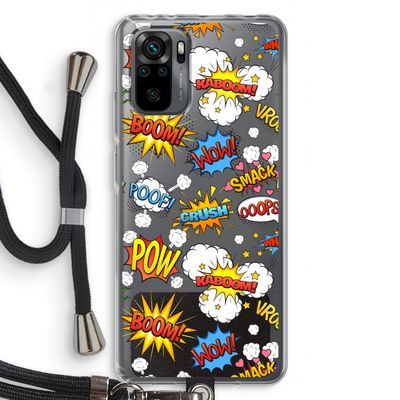 Pow Smack: Xiaomi Redmi Note 10 Pro Transparant Hoesje met koord
