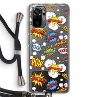 Pow Smack: Xiaomi Redmi Note 10 Pro Transparant Hoesje met koord