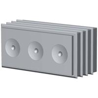 CONTA-CLIP KDS-DES 3X8,5 GR Afdichtingselement Thermoplastisch elastomeer Grijs 1 stuk(s)