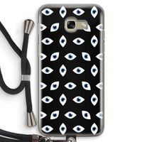 Eyes pattern: Samsung Galaxy A5 (2017) Transparant Hoesje met koord
