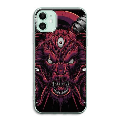 Hell Hound and Serpents: iPhone 11 Transparant Hoesje