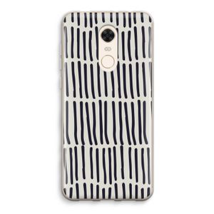 Moroccan stripes: Xiaomi Redmi 5 Transparant Hoesje