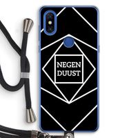 Negenduust geometrisch: Xiaomi Mi Mix 3 Transparant Hoesje met koord