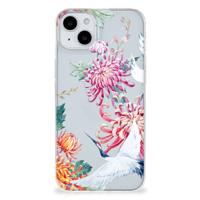 iPhone 15 | TPU Hoesje | Bird Flowers
