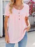 Casual Buckle Plain Shirt