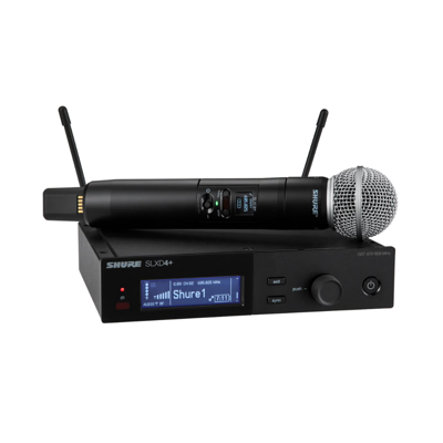 Shure SLXD24+E/58 Draadloze SM58 microfoon set