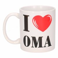 I Love Oma beker / mok 300 ml - thumbnail