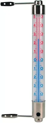 Kelvin 3 kozijnthermometer metaal