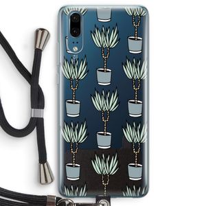 Boompje: Huawei P20 Transparant Hoesje met koord