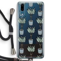 Boompje: Huawei P20 Transparant Hoesje met koord Boompje: Huawei P20 Transparant Hoesje met koord