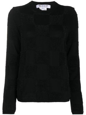 Comme Des Garçons Comme Des Garçons pull à motif graphique - Noir