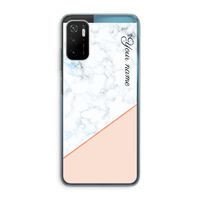 Marmer in stijl: Xiaomi Poco M3 Pro 5G Transparant Hoesje