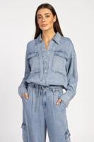 Aaiko Blouse Karie | Denim