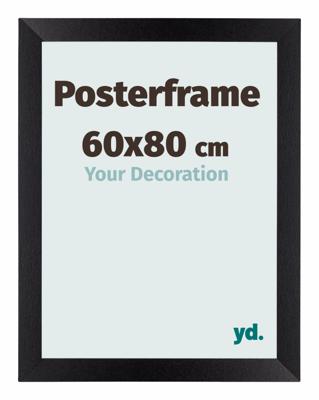 Posterlijst 60x80cm Zwart Mat MDF Parma