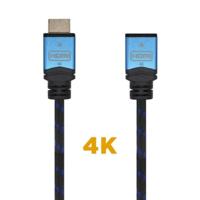 HDMI-Kabel Aisens A120-0453 Blauw Zwart 2 m Verlenging