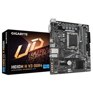 Gigabyte GA-H610M H V3 Moederbord Socket Intel 1700 Vormfactor Micro-ATX Moederbord chipset Intel® H610 Express