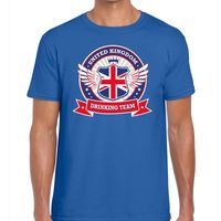 Engeland drinking team t-shirt blauw heren 2XL  -