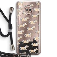 Ponys: Motorola Moto G6 Transparant Hoesje met koord