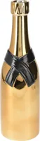Vaas Champagnefles Goud en Zwart 39cm