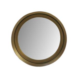 Ronde Spiegel-20x7x20-Goud-Metaal