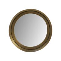 Ronde Spiegel-20x7x20-Goud-Metaal
