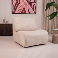 Eleonora Draaifauteuil 'Lucia' kleur Taupe