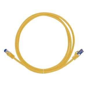 LogiLink C6A027S netwerkkabel Geel 0,5 m Cat6a S/FTP (S-STP)