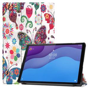 3-Vouw sleepcover hoes - Lenovo Tab M10 HD Gen 2 (2e generatie) - Vlinders