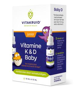 Vitamine K & D baby druppels 10ml
